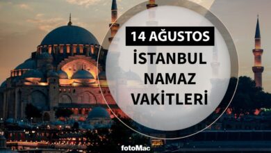 İstanbul namaz vakitleri 14 Ağustos 2025 | İstanbul namaz ve ezan saatleri- Trabzonspor