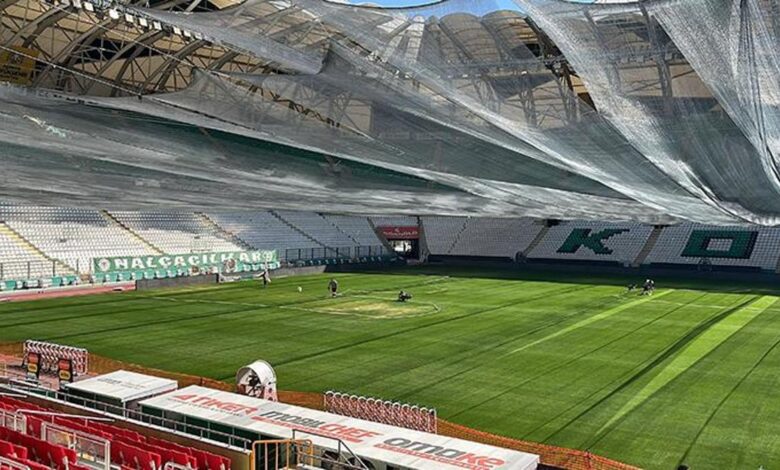 Konyaspor’da stadyum yenileme çalışmaları- Trabzonspor