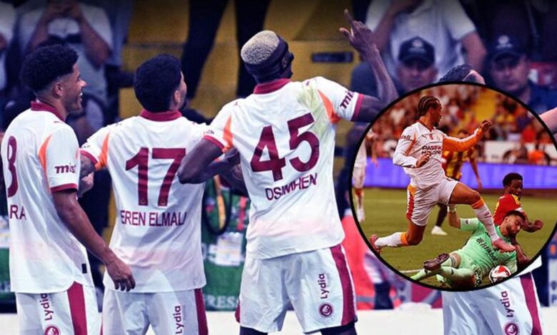 Osimhen perdeyi Kayseri'de açtı! Leroy Sane siftah yaptı: Galatasaray farka koştu- Trabzonspor