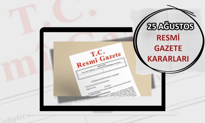 Resmi Gazete'de bugün! 25 Ağustos 2025 Resmi Gazete kararları- Trabzonspor