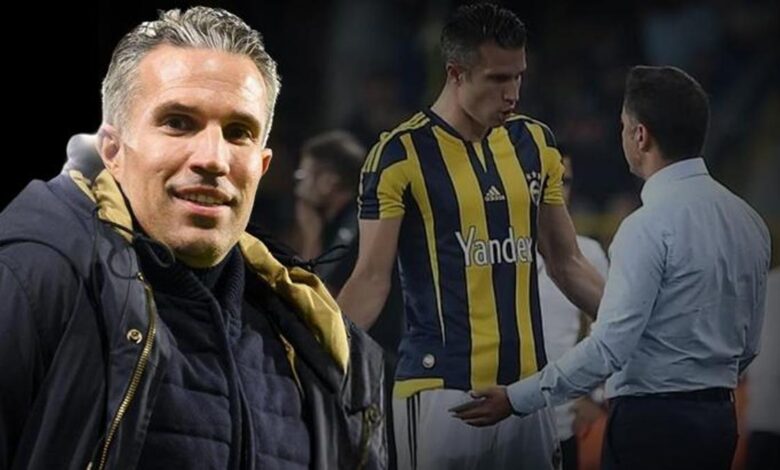 Robin van Persie'den yıllar sonra gelen Vitor Pereira itirafı! 'Benim gözlerime bakarak'- Trabzonspor