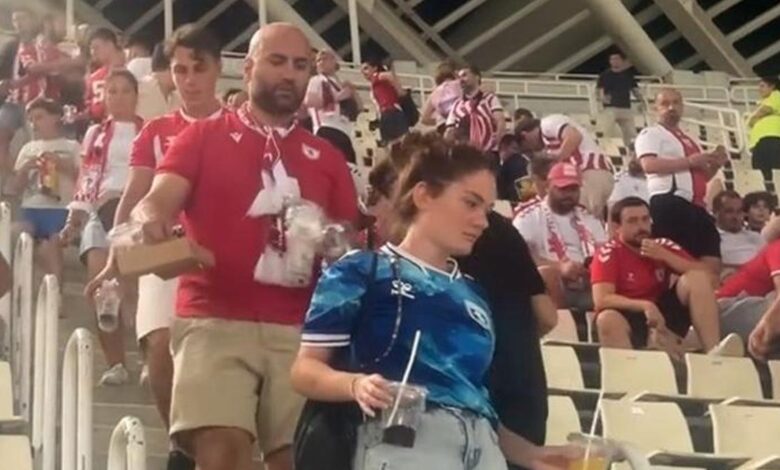 Samsunspor taraftarı Atina'da fark yarattı, Yunanlar hayran kaldı- Trabzonspor