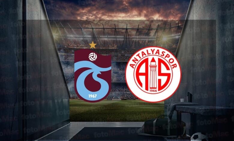 Trabzonspor - Hesap.com Antalyaspor maçı CANLI | Trendyol Süper Lig- Trabzonspor