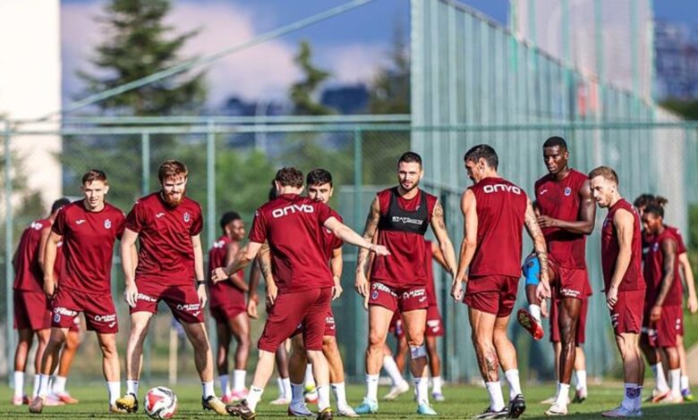 Trabzonspor'da Kasımpaşa maçı hazırlıkları sürüyor- Trabzonspor