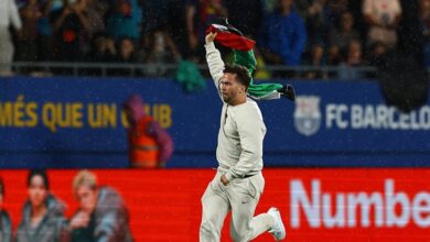 Barcelona-Getafe maçında "Özgür Filistin" eylemi!- Trabzonspor