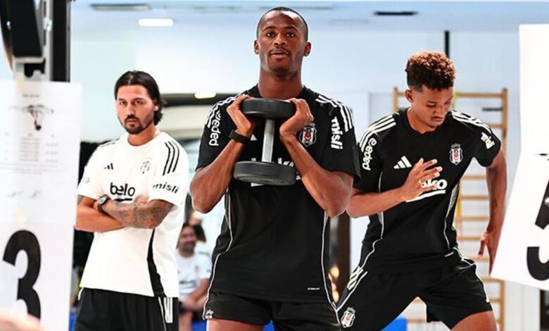 Beşiktaş salonda çalıştı- Trabzonspor