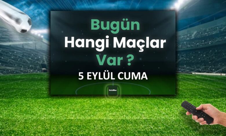 Bugünkü maçlar 5 Eylül 2025 Cuma | Bugün hangi maçlar var?- Trabzonspor