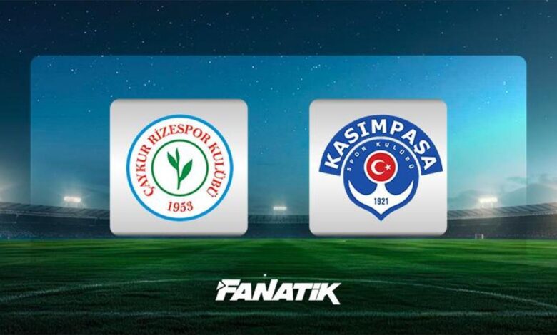 CANLI | Çaykur Rizespor-Kasımpaşa maçı ne zaman, saat kaçta, hangi kanalda?- Trabzonspor