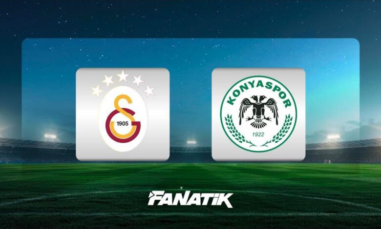 CANLI | Galatasaray - Konyaspor maçı Canlı Anlatım - Galatasaray - Konyaspor maçı kadrosu, skoru ve istatistikleri- Trabzonspor