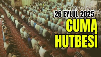 Cuma hutbesi konusu 26 Eylül 2025 | Cuma hutbesi dinle - Cuma hutbesi PDF indir- Trabzonspor