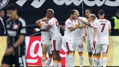 Eintracht Frankfurt-Galatasaray maçında goller peş peşe geldi!- Trabzonspor