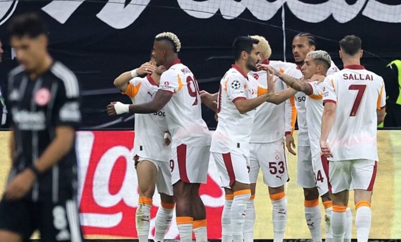 Eintracht Frankfurt-Galatasaray maçında goller peş peşe geldi!- Trabzonspor