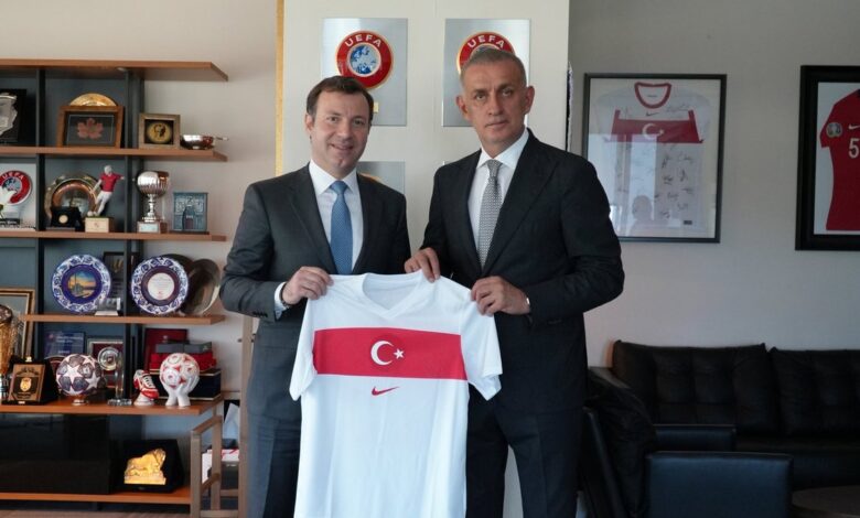 FIFA'dan TFF Başkanı İbrahim Hacıosmanoğlu'na ziyaret- Trabzonspor