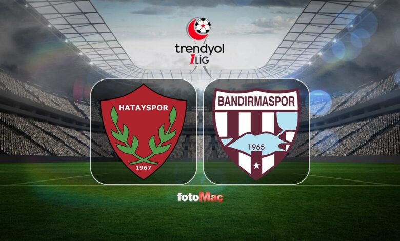 Hatayspor-Bandırmaspor maçı canlı izle | Atakaş Hatayspor-Bandırmaspor maçı ne zaman, saat kaçta ve hangi kanalda?- Trabzonspor