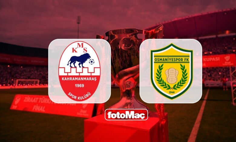 Kahramanmaraşspor-Osmaniyespor FK maçı ne zaman, saat kaçta ve hangi kanalda? | Ziraat Türkiye Kupası CANLI- Trabzonspor