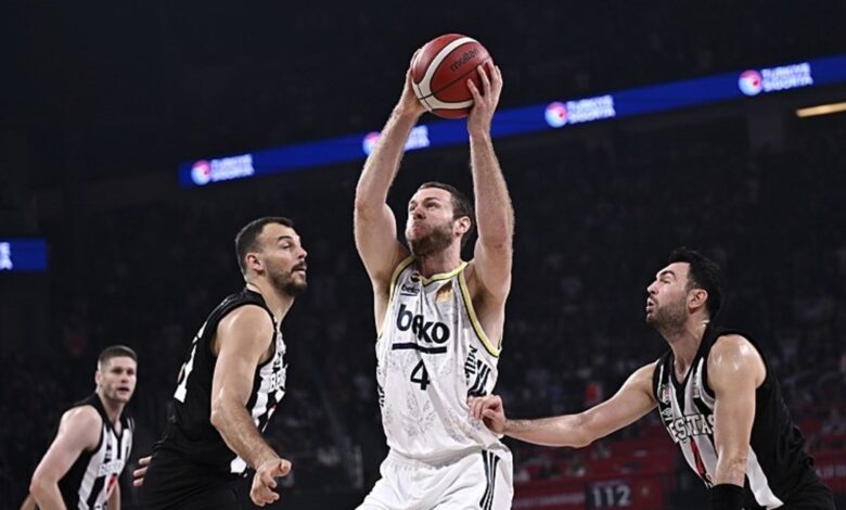 Nicolo Melli'den Fenerbahçe Beko'ya kupayı getiren blok!- Trabzonspor