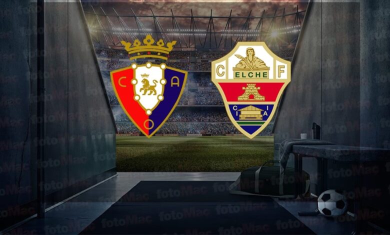 Osasuna-Elche maçı ne zaman, saat kaçta, hangi kanalda? (İspanya La Liga)- Trabzonspor