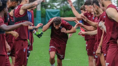 Trabzonspor’un yeni transferi Ernest Muçi ilk antrenmanına çıktı- Trabzonspor