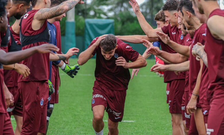 Trabzonspor’un yeni transferi Ernest Muçi ilk antrenmanına çıktı- Trabzonspor