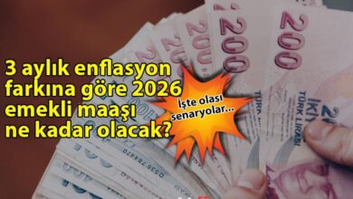 3 aylık enflasyon farkına göre yeni yıl emekli maaşı ne kadar olacak? Yeni yıl (2026) Emekli maaşı zammı tahminleri ve hesaplama tablosu!- Trabzonspor