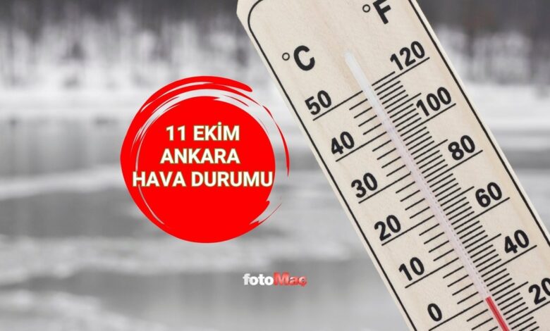 ANKARA HAVA DURUMU 11 EKİM | Ankara'da cumartesi günü hava nasıl olacak? Ankara günlük ve 5 günlük hava durumu tahmini!- Trabzonspor