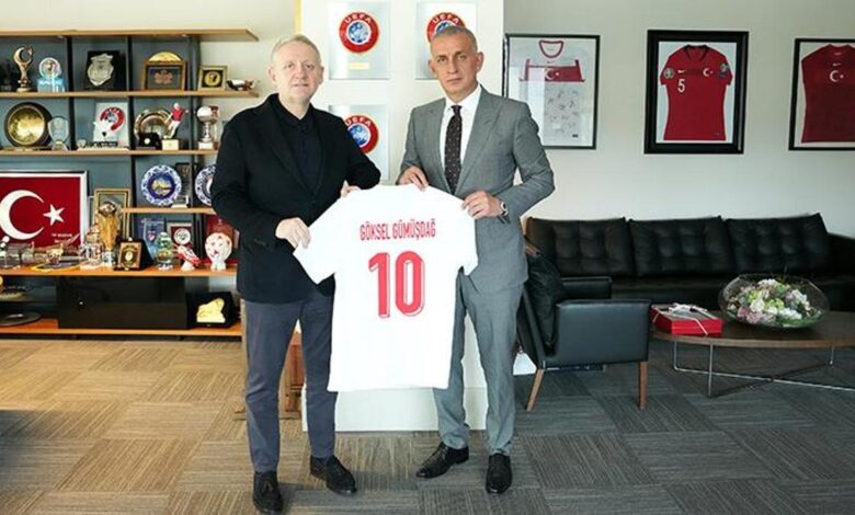 Başakşehir Futbol Kulübü Başkanı Göksel Gümüşdağ'danTFF Başkanı İbrahim Hacıosmanoğlu'na ziyaret- Trabzonspor