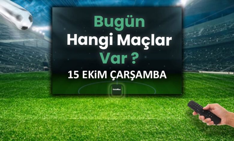 Bugünkü maçlar 15 Ekim Çarşamba 2025 | Bugün hangi maçlar var?- Trabzonspor