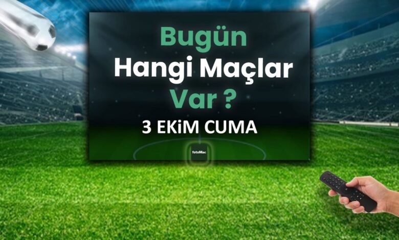 Bugünkü maçlar 3 Ekim Cuma 2025 | Bugün hangi maçlar var?- Trabzonspor