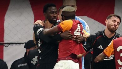 Galatasaray-Beşiktaş derbisinde kavga çıktı! Osimhen çıldırdı- Trabzonspor