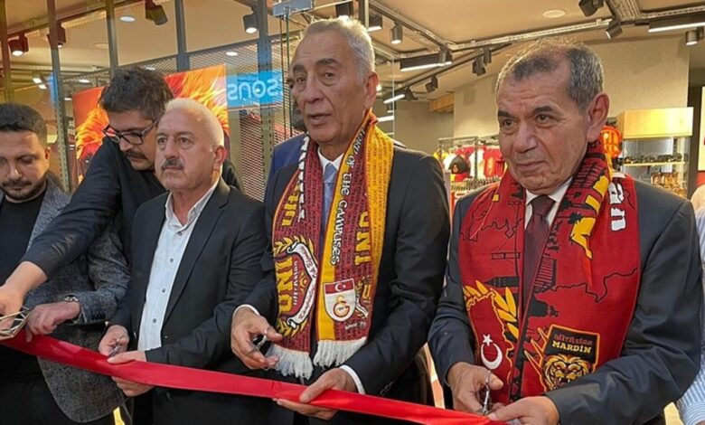 Galatasaray Kulübü Dursun Özbek Mardin'de GS Store mağazasının açılışını yaptı- Trabzonspor