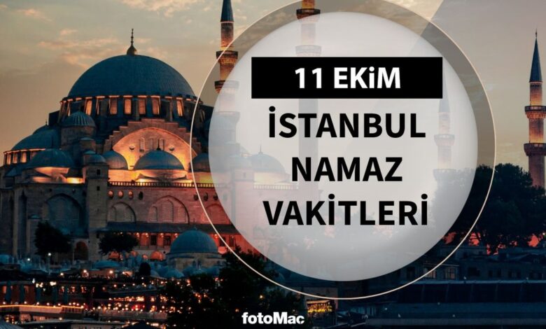İstanbul namaz vakitleri 11 Ekim 2025 | İstanbul namaz ve ezan saatleri- Trabzonspor