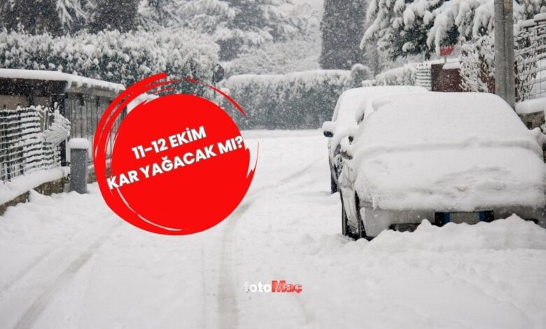 KAR YAĞIŞI OLACAK MI? Hafta sonu kar yağacak mı? Kar yağışı tahmini (11-12 Ekim)- Trabzonspor