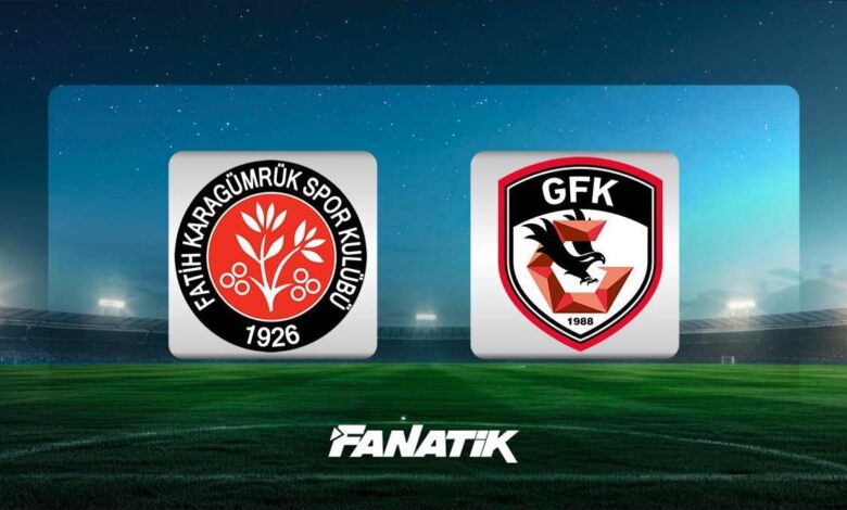 Karagümrük - Gaziantep FK (11'ler belli oldu)- Trabzonspor