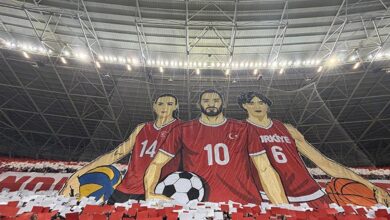 Kocaeli'nde muhteşem koreografi! Maç öncesi görsel şölen- Trabzonspor