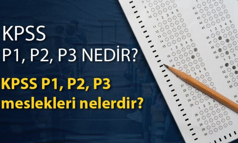 KPSS P1, P2, P3 NEDİR? KPSS P1, P2, P3 meslekleri nelerdir?- Trabzonspor