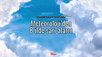 Meteoroloji'den 8 ilde sarı kodlu alarm: 9 Ekim hava durumu | Rüzgar ve yağış şiddetini artıracak- Trabzonspor