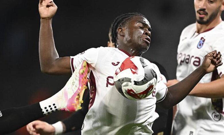 Trabzonspor'da Christ Oulai'den Fenerbahçe sözleri: Hakem açıkça rakibi korudu- Trabzonspor