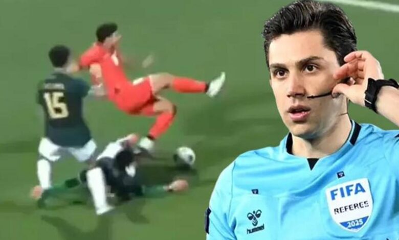 Ürdün-Bolivya maçına hakem Mehmet Türkmen damga vurdu! Acılar içinde sahadan çıktı- Trabzonspor