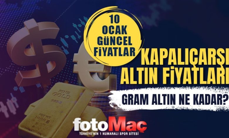 Altında rekora mola: 10 Ocak canlı altın fiyatları | Kapalı Çarşı gram altın- Trabzonspor