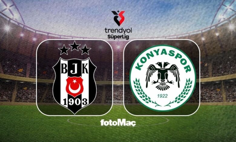 Beşiktaş-Konyaspor CANLI İZLE | Beşiktaş maçı hangi kanalda? Muhtemel 11'ler- Beşiktaş