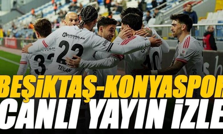 Beşiktaş - Konyaspor maçı canlı izle | BJK KONYA maçı şifresiz (Süper Lig maçı canlı yayın)- Trabzonspor
