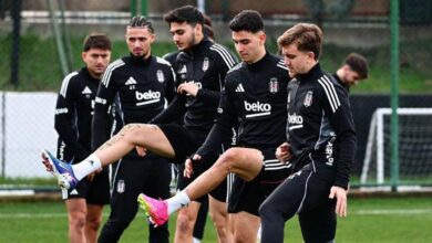 Beşiktaş'ta Yasin Özcan ilk antrenmanına çıktı- Trabzonspor