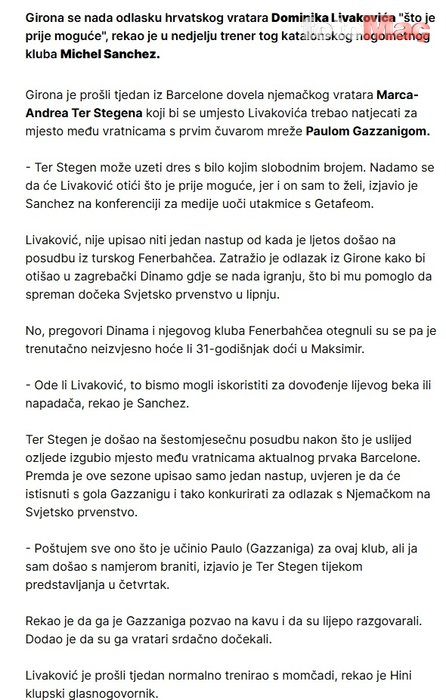 Dominik Livakovic Girona'yı karıştırdı! "Bir an önce gitsin"- Trabzonspor