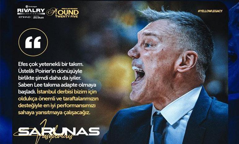 EuroLeague'deki Türk derbisinde Fenerbahçe Beko güle oynaya... Fenerbahçe Beko - Anadolu Efes maç sonucu 79-62- Trabzonspor