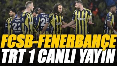 FCSB- Fenerbahçe maçı TRT 1 canlı izle | TRT 1 frekans bilgileri (FB Şampiyonlar Ligi maçı şifresiz)- Trabzonspor