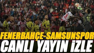 Fenerbahçe - Samsunspor maçı canlı izle | FB SAMSUN maçı şifresiz (Süper Kupa yarı final canlı yayın)- Trabzonspor