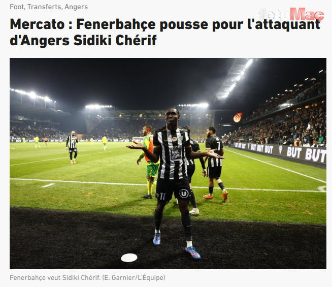 Fenerbahçe'den 19'luk golcü hamlesi: Sidiki Cherif!- Trabzonspor