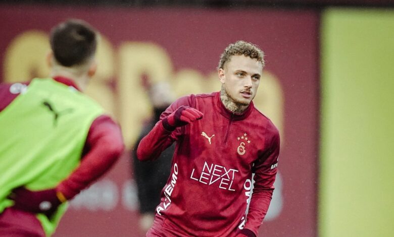 Galatasaray'da Noa Lang ilk antrenmanına çıktı- Trabzonspor