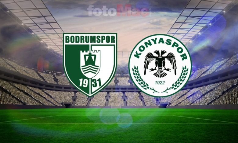 Sipay Bodrum FK-Tümosan Konyaspor maçı CANLI | Saati ve yayın kanalı!- Trabzonspor