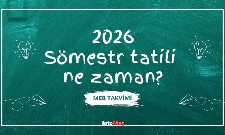 Sömestr tatili ne zaman 2026? Okullar ne zaman kapanıyor?- Trabzonspor